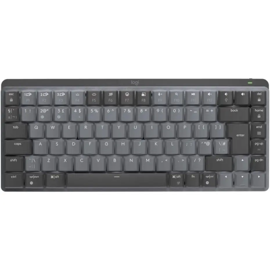 Logitech MX Mechanical Mini Minimalist Wireless Illuminated QWERTY UK English Graphite Keyboard