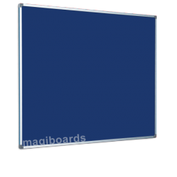 Magiboards Slim Frame Felt Noticeboard Blue 1800x1200mm