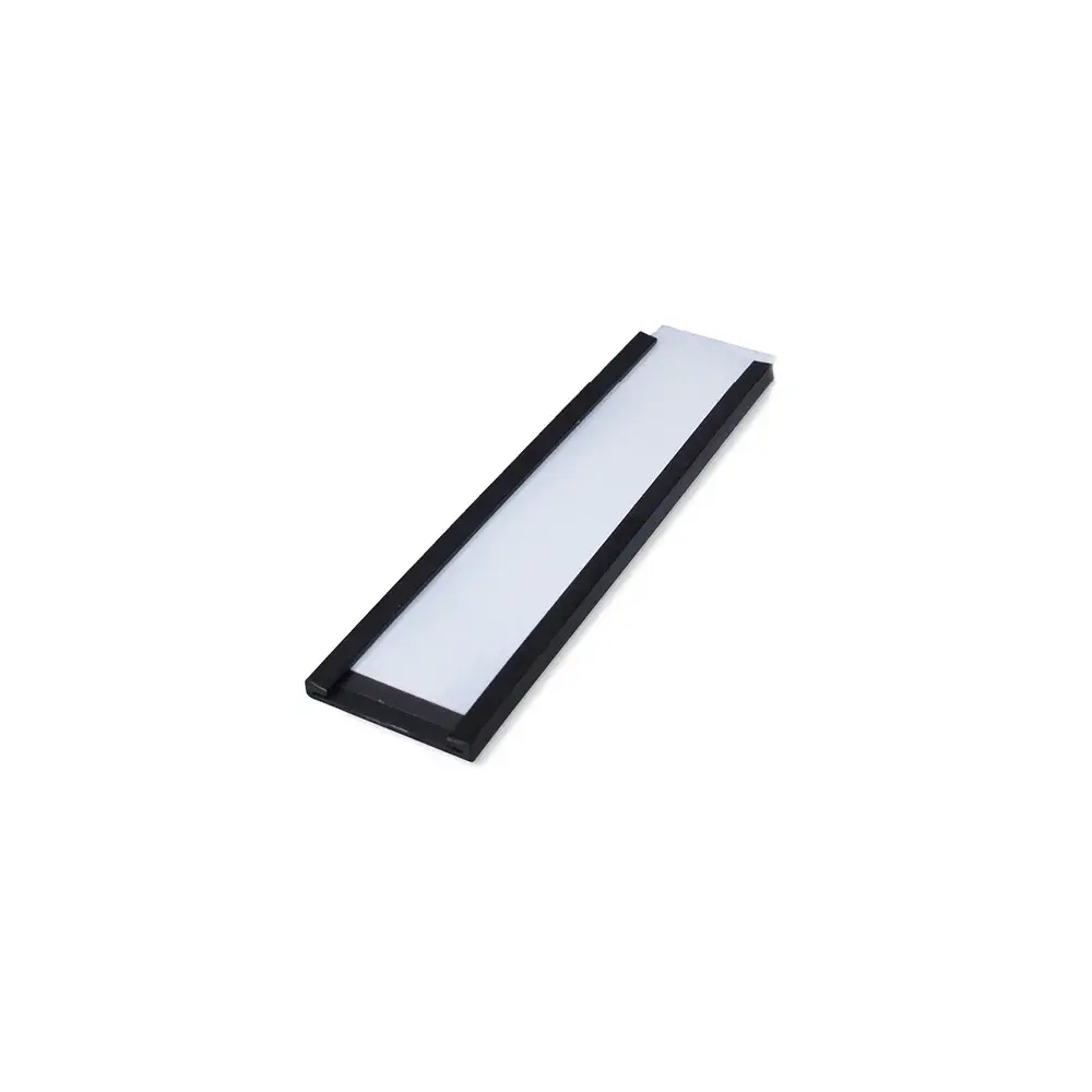 Beaverswood Magnetic PVC Label Holder (Clear) With White Card For Shelving and Racking H20mmxW80mm (Pack 100) - ML28X