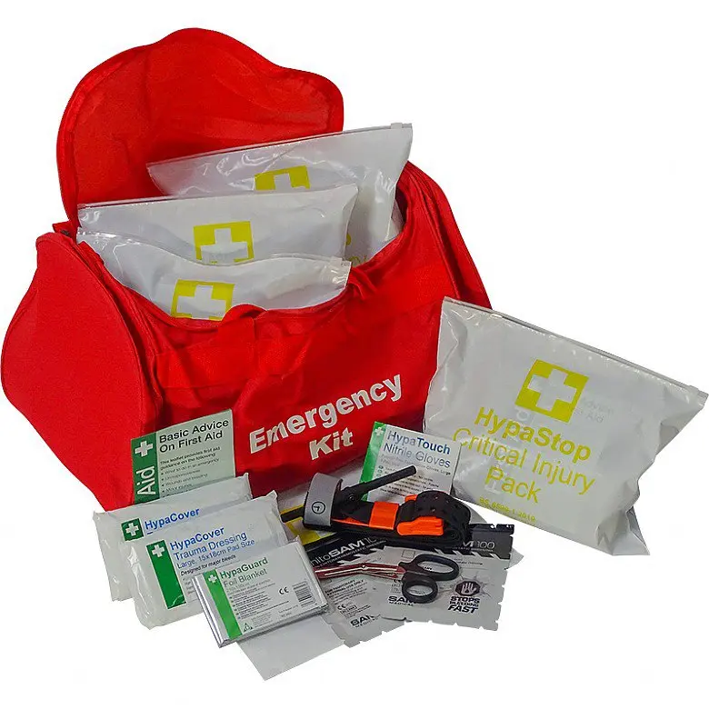 Mass Casualty Kit with 5 Critical Injury Packs - K184