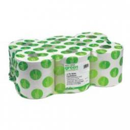 Maxima 2ply CentreFeed Roll 150m White (Pack 6)