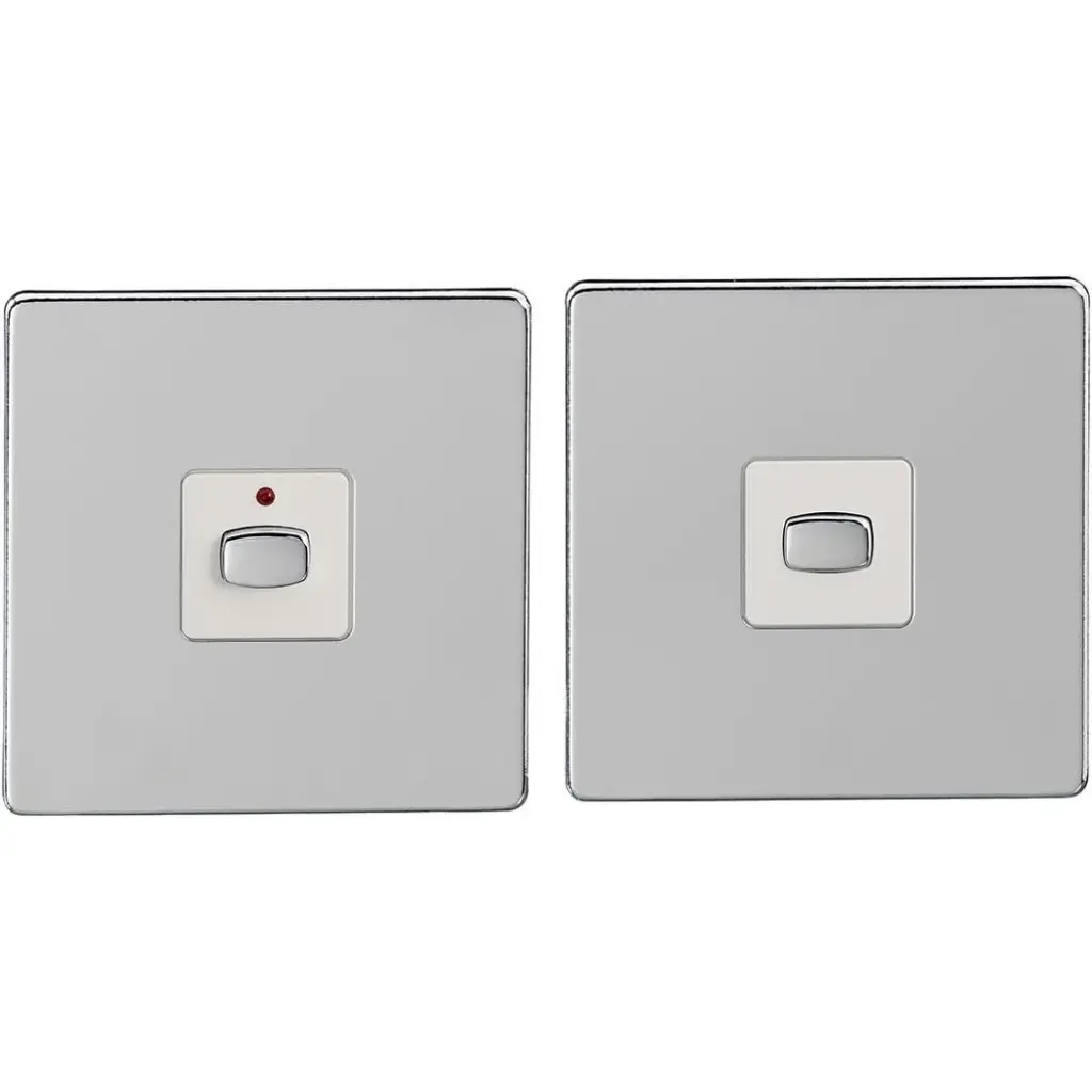 EnerGenie MiHome Smart Polished Chrome 1 Gang Light Switch