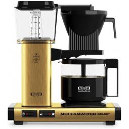 Moccamaster KBG 741 Select Brushed Brass Coffee Maker UK Plug