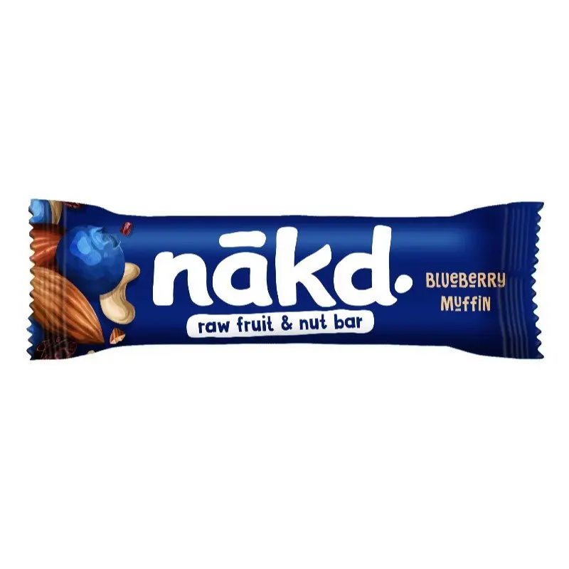 nakd Blueberry Muffin Bar 35g Gluten Free (Pack 18) - 0401205