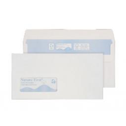 Nature First Wallet Self Seal DL Window 90gsm White RN17884 Pack of 1000