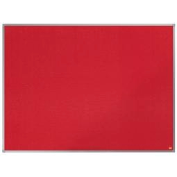 Nobo Essence Felt Notice Board Red 1200x900mm - 1904067