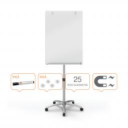 Nobo Glass Mobile Easel 700x1000mm