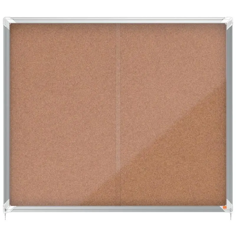 Nobo Premium Plus Cork Lockable Noticeboard Display Case 15 x A4 1140x970mm 1915332