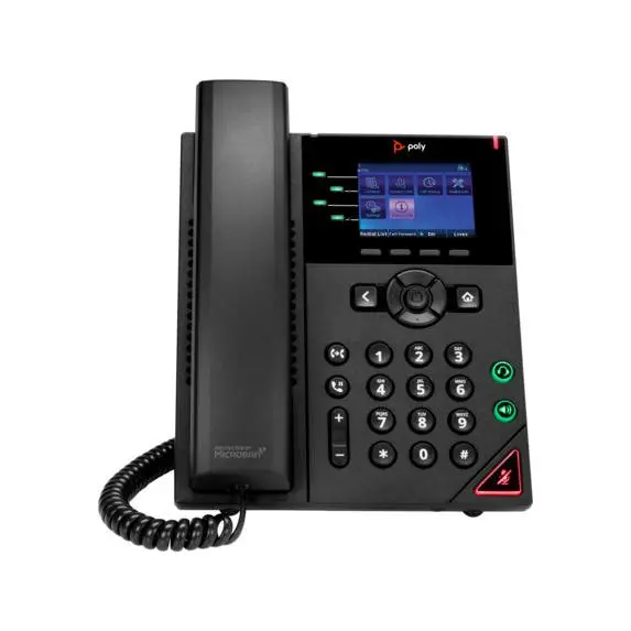 HP Poly OBi VVX 250 4-Line IP PoE Enabled Desktop Phone Includes PSU