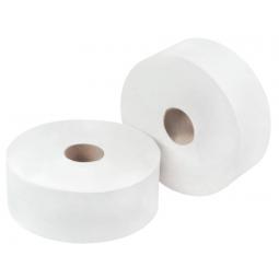 OMG White Jumbo Toilet Roll 300m (Pack 6)