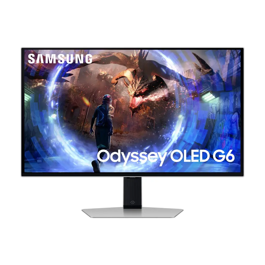 Samsung Odyssey OLED G6 27 Inch 2560 x 1440 Pixels Quad HD FreeSync Premium Pro HDMI DisplayPort Monitor