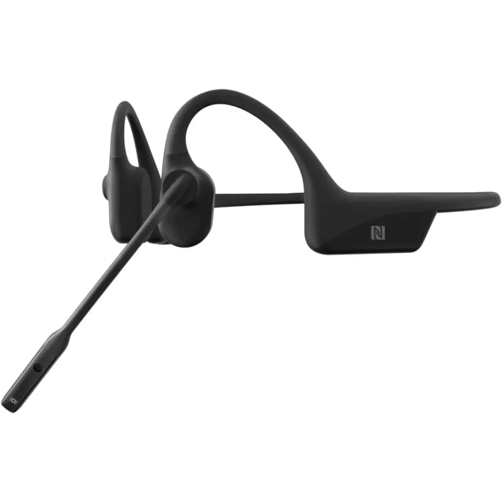 Shokz OpenComm Black Bone Conduction Stereo Bluetooth Headset