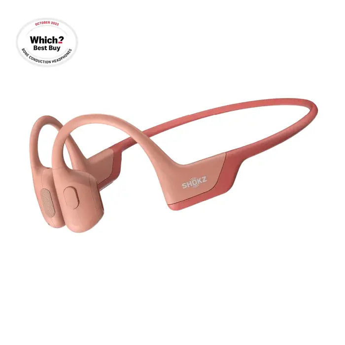 Shokz OpenRun Pro Pink Bone Conduction Stereo Bluetooth Headset