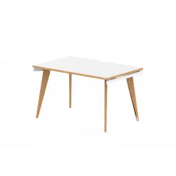 Oslo 1200mm Single Starter Desk White Top White Frame OSL0116