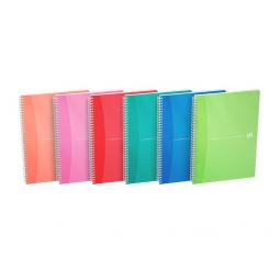 Oxford A5 Wirebound Polypropylene Notebook Pack of 5