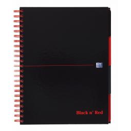 Oxford Black n' Red Project Book 3 Pack A4 Hardback Wirebound