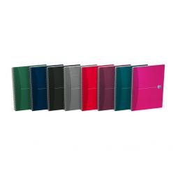 Oxford Essentials Notebook A4 Soft Card Wirebound 5 Pack