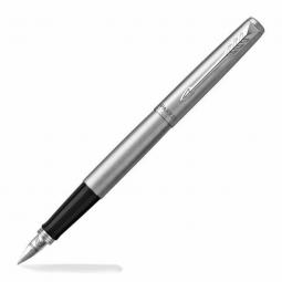 PARKER Jotter Stainless Steel with Chrome Trim Fountain Pen