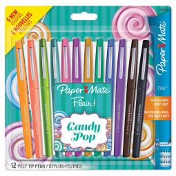 Paper Mate Flair Candy Pop Medium Nib Pack of 12