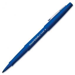 Paper Mate Flair Original Felt Tip Pen Medium Blue Pack of 12