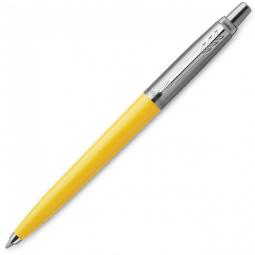 Parker Medium Ballpoint Jotter Yellow Barrel Blue Ink Pen