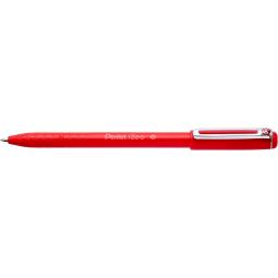 Pentel IZEE Ballpoint Pen Cap-Style 1.0mm Tip 0.5mm Line Red (Pack 12) BX460-B