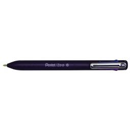 Pentel IZEE 4 Colour Ballpoint Pen Fashion 1.0mm Tip 0.5mm Line (Pack 12) BXC470-DV-ACDV