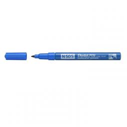 Pentel N50S-C Fine Tip Bullet Marker Pen Blue Pack of 12