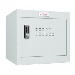 Phoenix CL Series Size 1 Cube Locker in Light Grey with Electronic Lock CL0344GGE