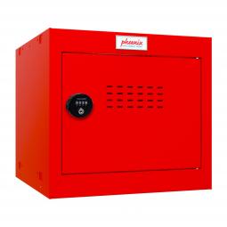 Phoenix CL Series Size 1 Cube Locker in Red with Combination Lock CL0344RRC