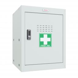 Phoenix MC Series Size 2 Cube Locker in Light Grey with Electronic Lock MC0544GGE