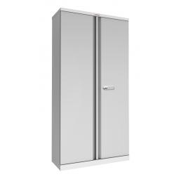 Phoenix SCL Series 2 Door 4 Shelf Steel Storage Cupboard in Grey with Electronic Lock SCL1891GGE