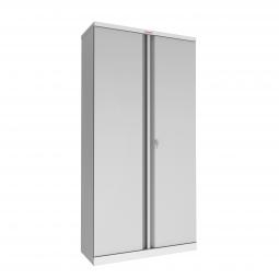 Phoenix SCL Series 2 Door 4 Shelf Steel Storage Cupboard in Grey with Key Lock SCL1891GGK