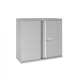 Phoenix SC Series 2 Door 1 Shelf Steel Storage Cupboard in Grey with Electronic Lock SC1010GGE