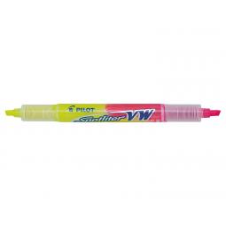 Pilot Begreen Spotliter VW Highlighter Pen Twin Chisel Tip 3.3mm Line Yellow/Pink (Pack 10)
