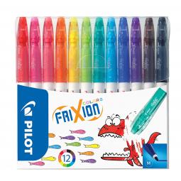 Pilot FriXion Colourng Pens Assorted Pack of 12