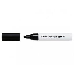 Pilot Pintor Medium Bullet Tip Paint Marker 4.5mm Black Single Pen 4902505541902