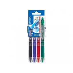 Pilot Set2Go Frixion Clicker 0.7mm Assorted Pack of 4