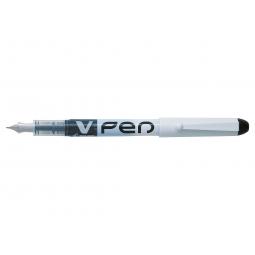 Pilot V-Pen Erasable Disposable Fountain Pen Black Pack of 12