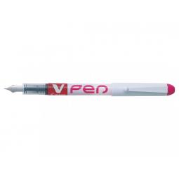 Pilot V-Pen Erasable Disposable Fountain Pen Pink Pack of 12