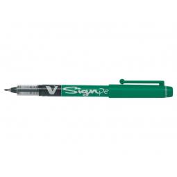 Pilot V Sign Liquid Ink Pen Green Pack of 12