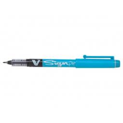 Pilot V Sign Liquid Ink Pen Light Blue Pack of 12