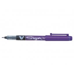 Pilot V Sign Liquid Ink Pen Violet Pack of 12