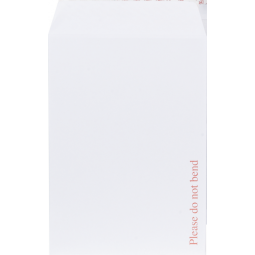 Plus Fabric Board Back Peel & Seal Envelopes 120gsm White C4 125's