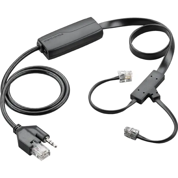 HP Poly APC-43 Electronic Hook Switch Adapter Cable for Desk Phones