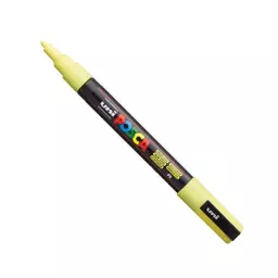 Posca PC-3M Paint Marker Water Based Fine Line Width 0.9 mm - 1.3 mm Sunshine Yellow (Single Pen) - 284844000
