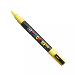 Posca PC-3M Paint Marker Water Based Fine Line Width 0.9 mm - 1.3 mm Yellow (Single Pen) - 284570000