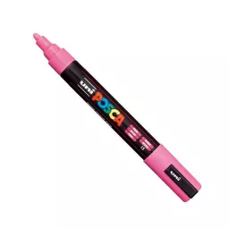 Posca PC-5M Paint Marker Water Based Medium Line Width 1.8 mm - 2.5 mm Pink (Single Pen) - 286609000