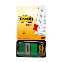 Post-it Index Flags 25mm 50 Tabs Green Pack of 12