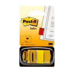 Post-it Index Flags 25mm 50 Tabs Yellow Pack of 12